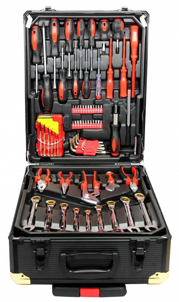 186pcs Tool set with Gold Rachen and Portable ABS Case 